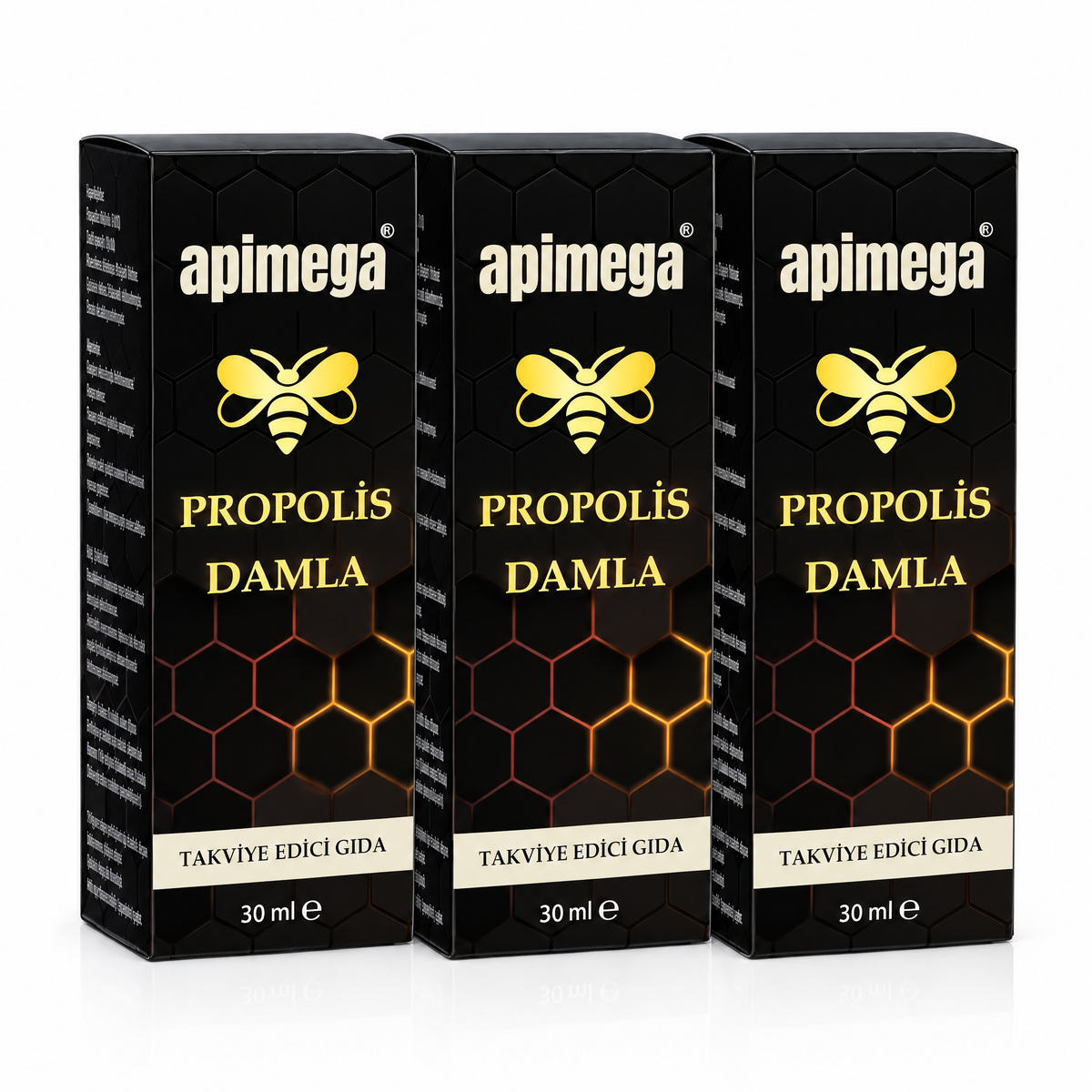 3lü Sıvı Propolis Damla 90 ml