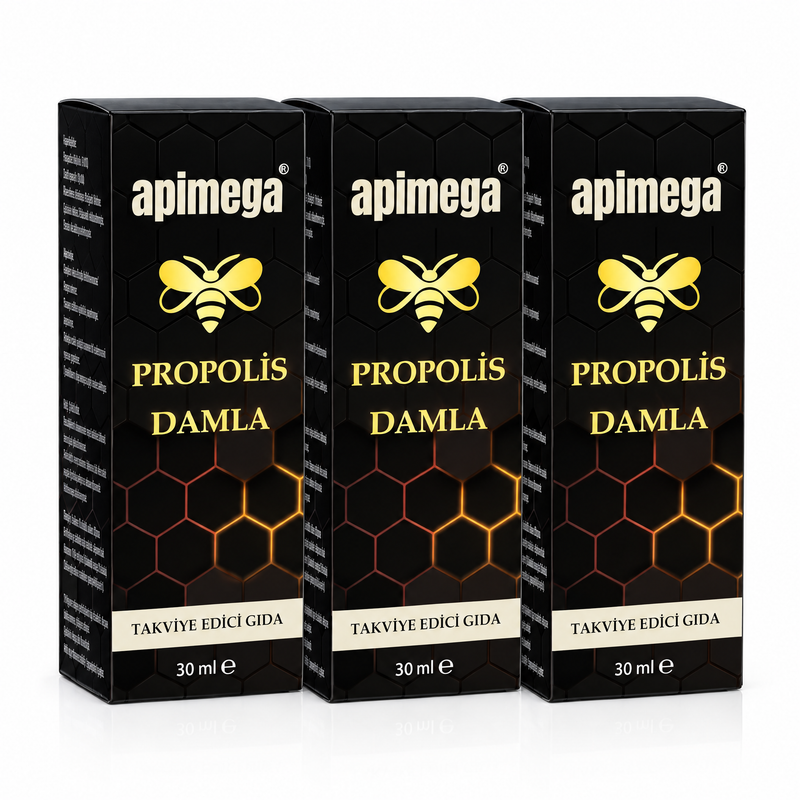 3lü Sıvı Propolis Damla 90 ml