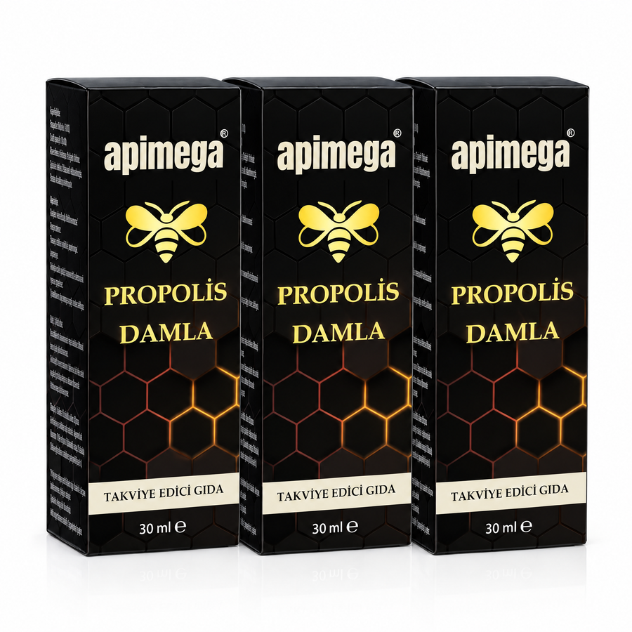 3lü Sıvı Propolis Damla 90 ml