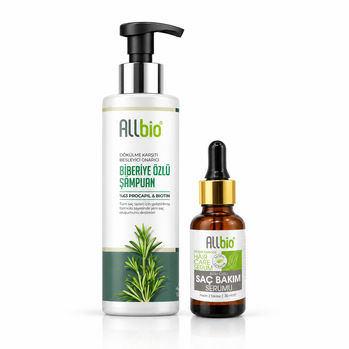 Rosemary Shampoo and Serum