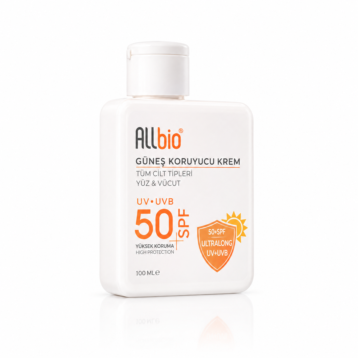 SPF50 Güneş Koruyucu Krem 100 ml
