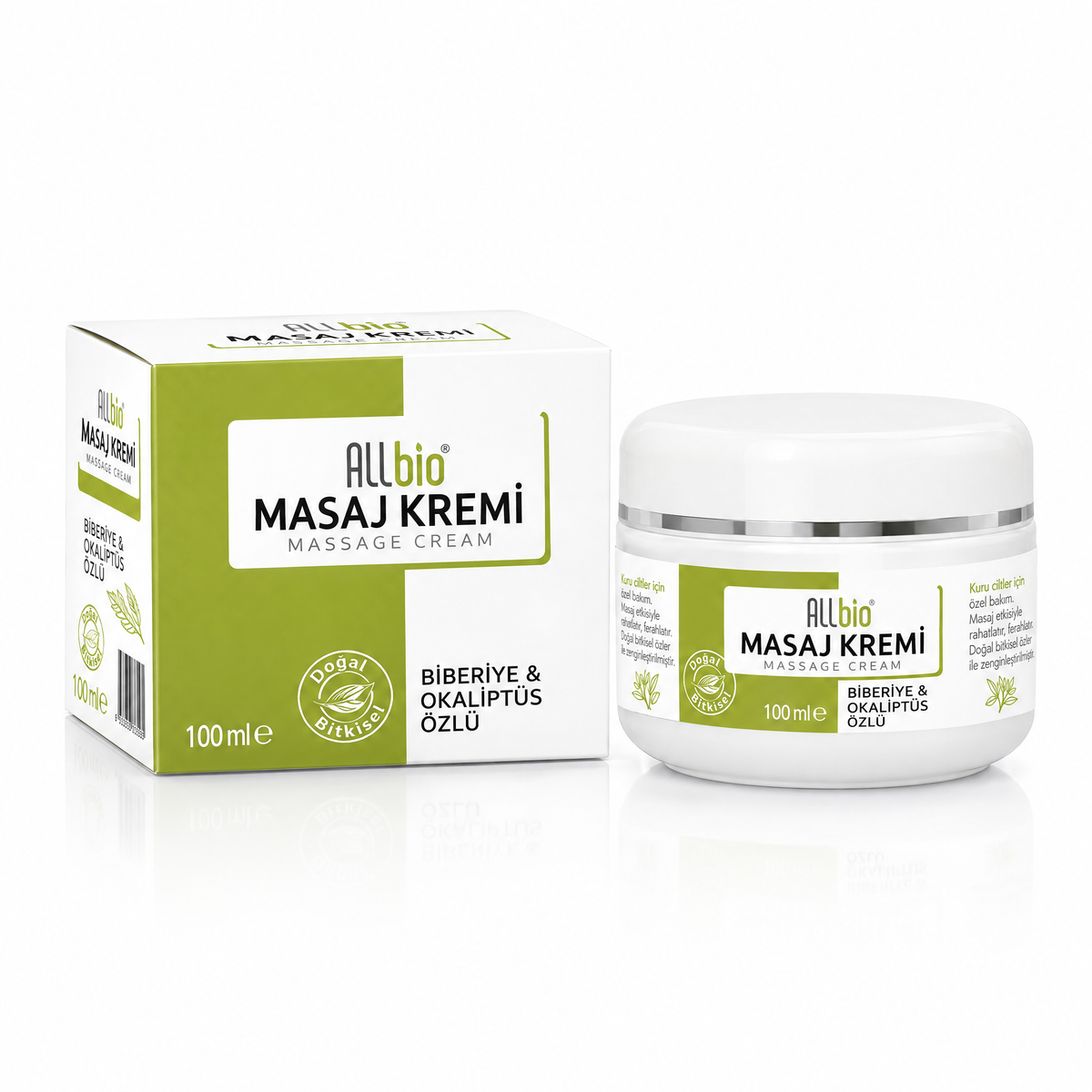 Masaj Kremi Okaliptüs Biberiye Özlü - 100 ml