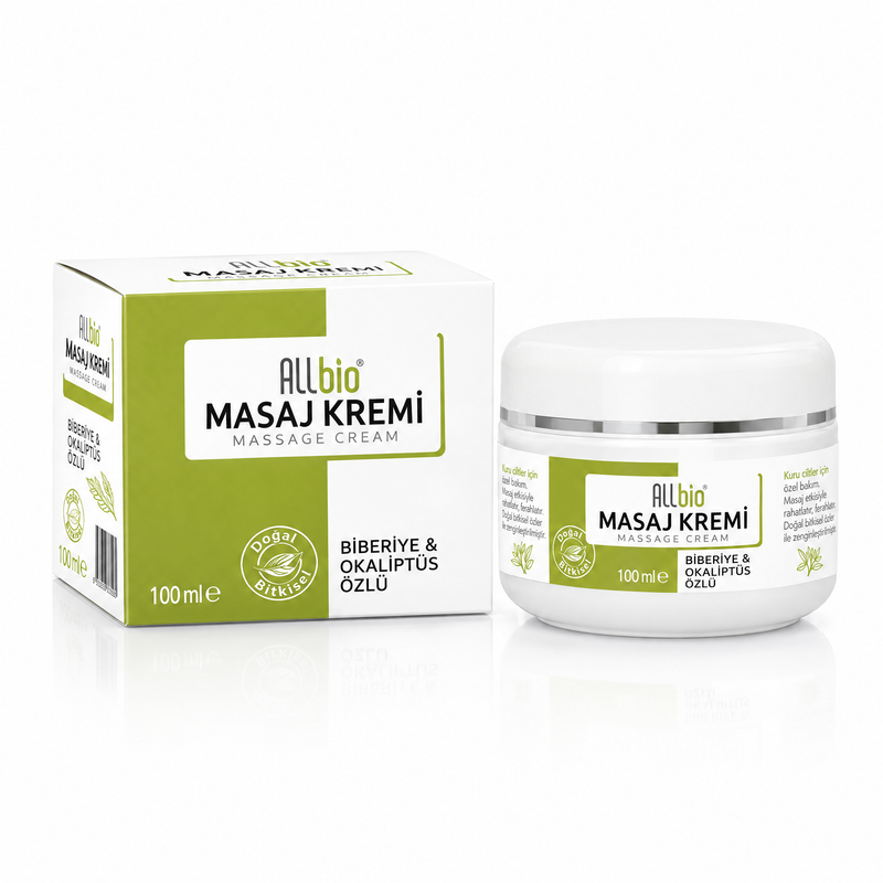 Masaj Kremi Okaliptüs Biberiye Özlü - 100 ml