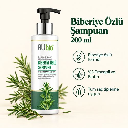 Biberiye Özlü Şampuan 200 ml - Özellikler