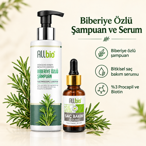 Biberiye Özlü Şampuan ve Serum - Özellikler