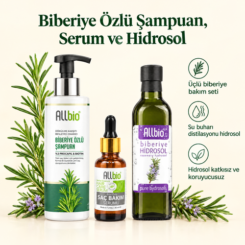 Biberiye Özlü Şampuan, Serum ve Hidrosol - Özellikler
