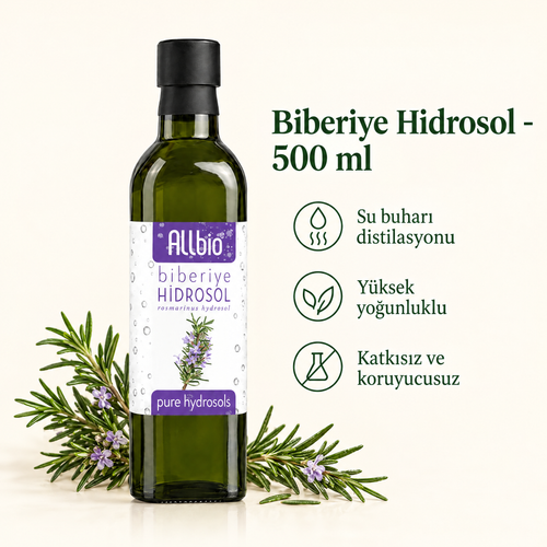 Biberiye Hidrosol - 500 ml - Özellikler