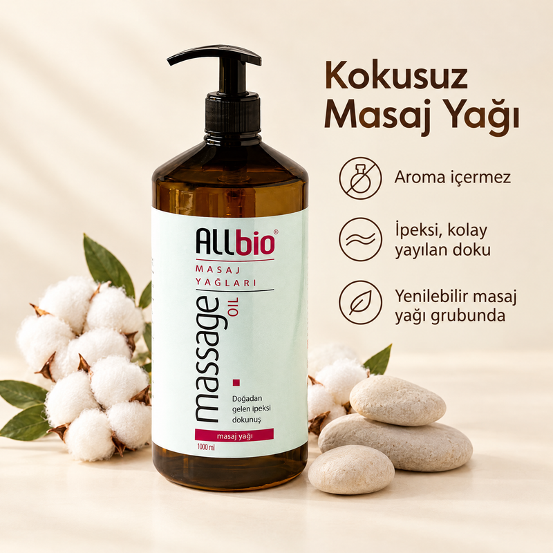 Masaj Yağı - Kokusuz - Özellikler