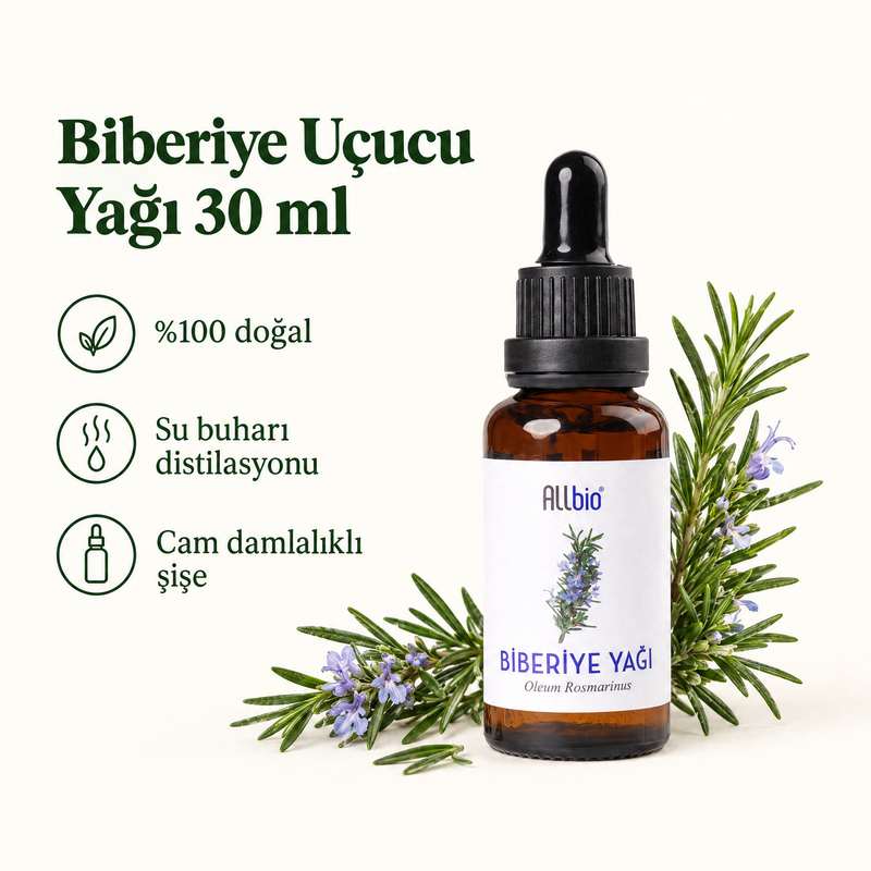 Biberiye Uçucu Yağ 30 ml - Özellikler