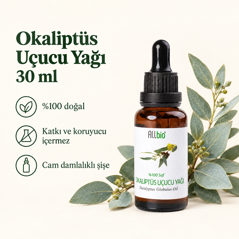 Okaliptüs Uçucu Yağ 30 ml - Özellikler