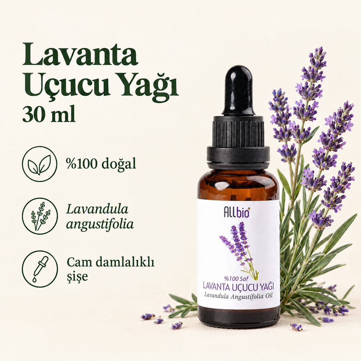 Lavanta Uçucu Yağ 30 ml - Özellikler