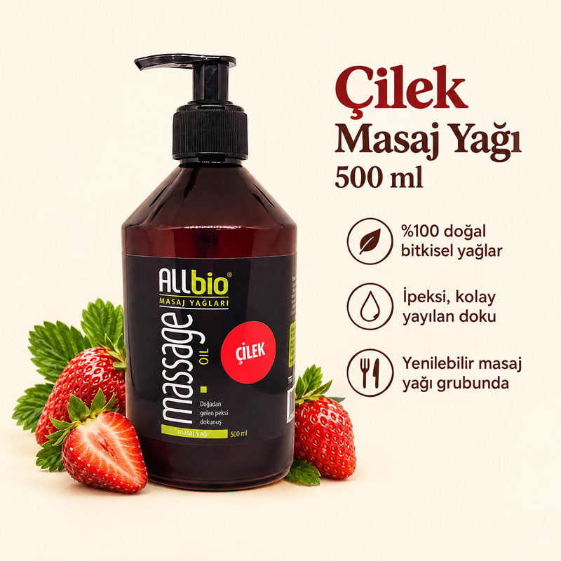 Masaj Yağı - Çilek 500 ml - Özellikler